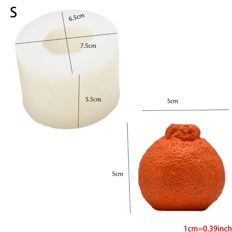 Khuôn Làm Bánh Muffin Không Dính Tháo Lắp Nhanh Hình Trái Cam