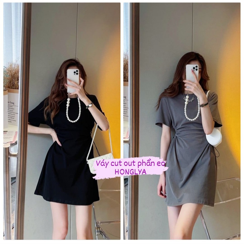 Váy trendy cut out phần eo siêu cá tính