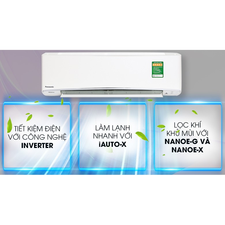 Máy lạnh Panasonic Inverter 1.5 HP CU/CS-XU12UKH-8 (Miễn phí giao tại HCM-ngoài tỉnh liên hệ shop)