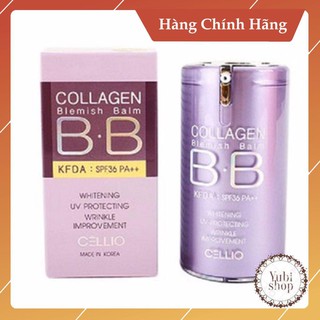 Kem nền bb collagen cellio - kem nền cellio collagen blemish balm bb spf 40 pa+++