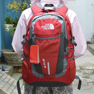 Balo Laptop The North Face Amira Màu Đỏ Phối Xám Đen