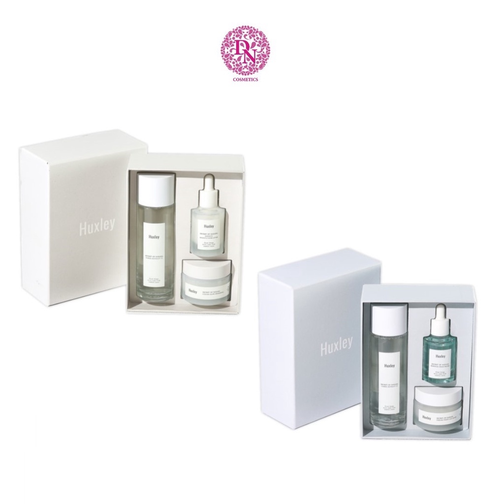 Bộ dưỡng da Huxley Extra Moisture/Brightening Trio Set (3 món)