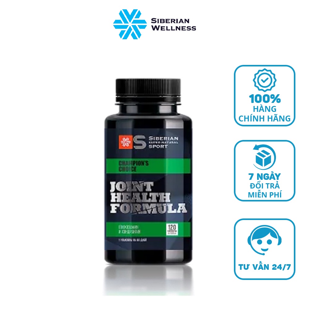 [Lẻ Gía Sỉ] Tăng cường khả năng vận động của khớp Glucosamine and Chondroitin - Siberian Wellness - Hộp 120 viên