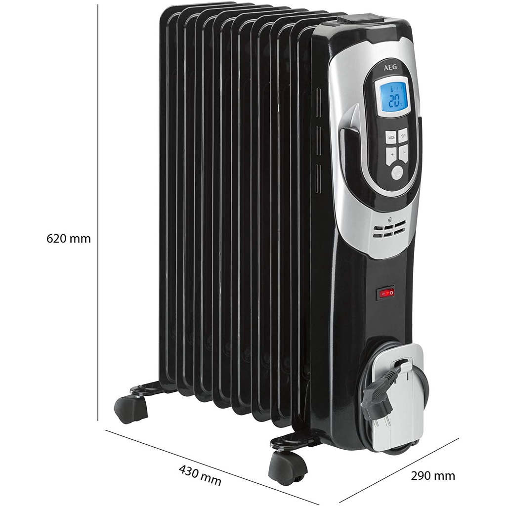 Máy sưởi AEG Ölradiator RA 5588 NE, quạt sưởi dầu AEG [Hàng Đức chính hãng]