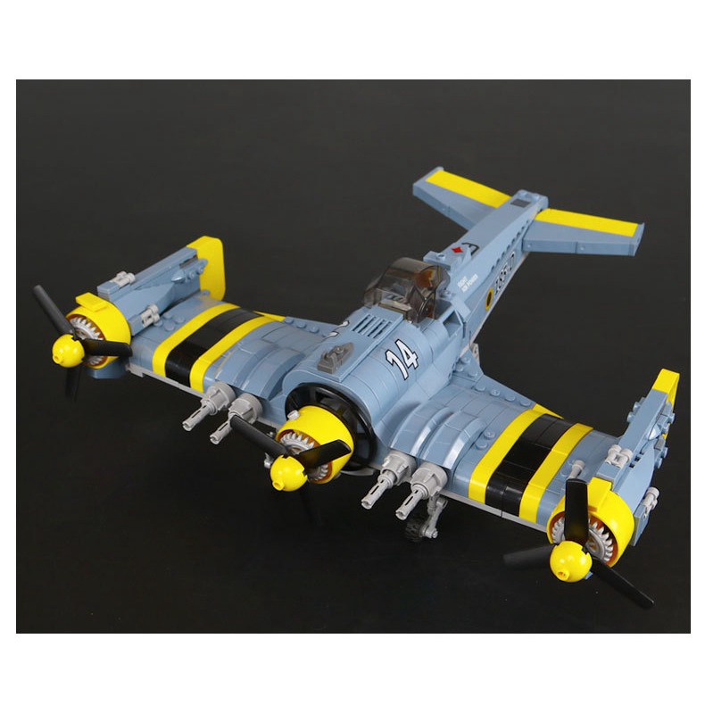 Compatible With MOC F-26 Lepin 22021 Technic Tempest Plane Model Bricks