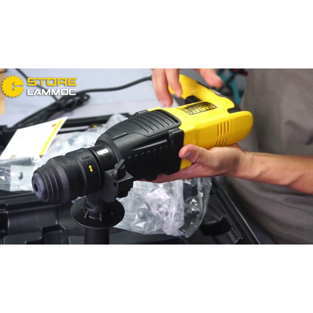 Máy khoan betong 3 chức năng 800W Stanley SHR264KA - Hàng chính hãng