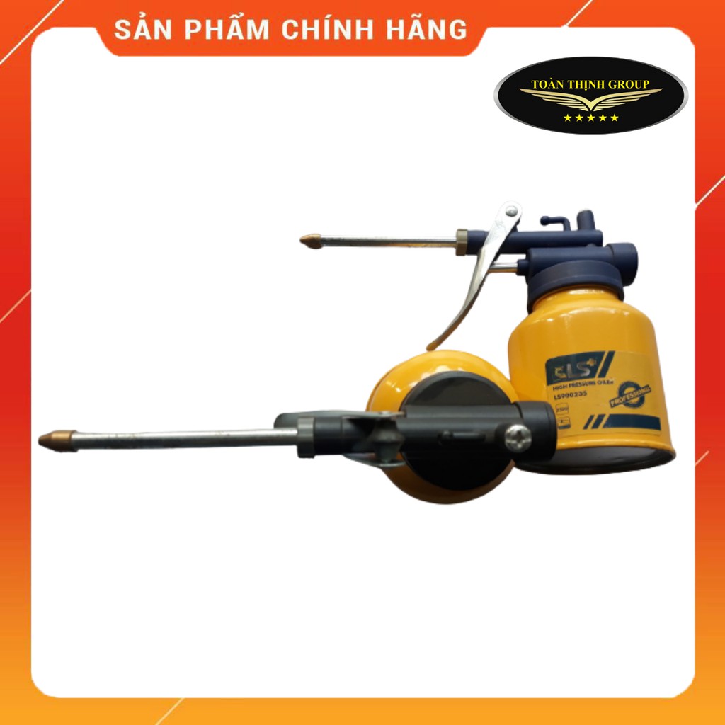 Bình Châm Nhớt, Tra Dầu, Bơm Nhớt Hiệu LS+ 250g - Bình Châm Dầu Nhớt Vỏ Bằng Thép Bền Tiện Dụng