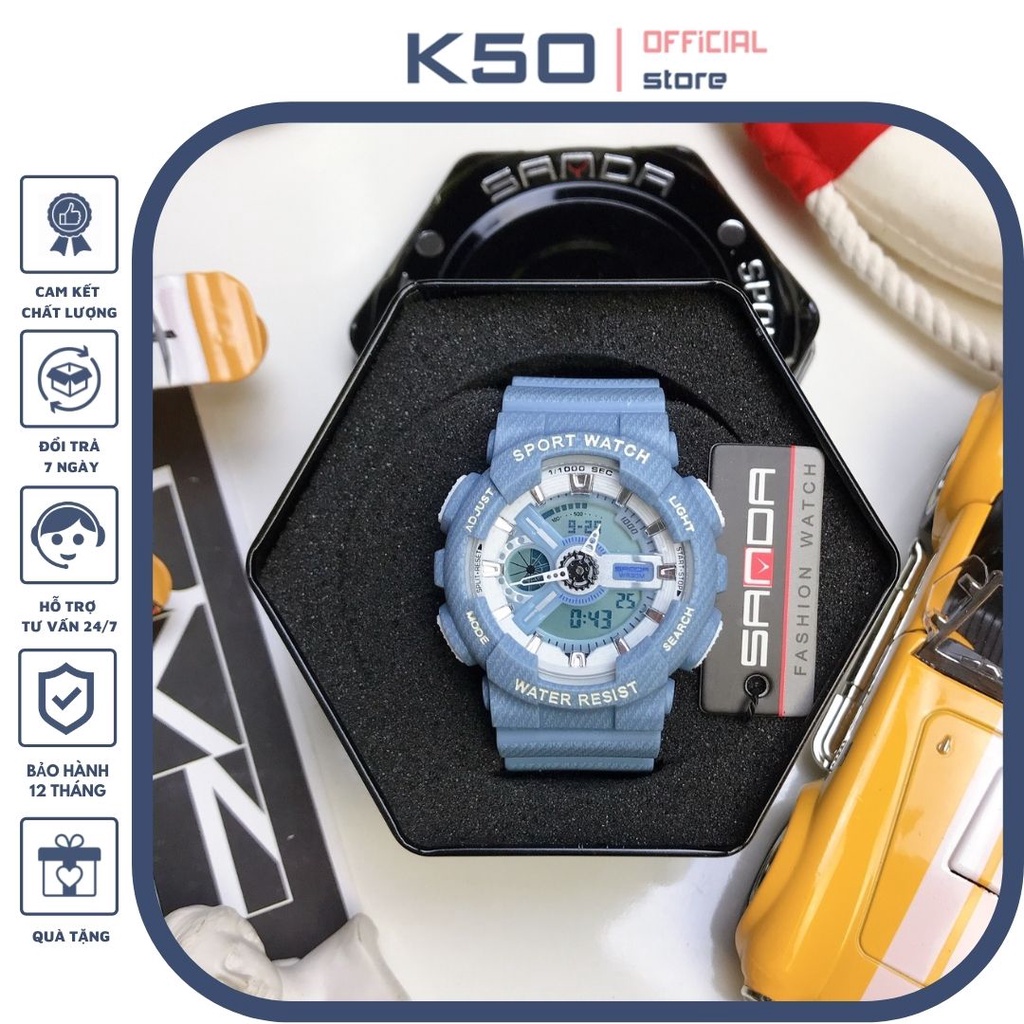 Đồng hồ nữ SANDA 292 kim điện tử chính hãng full box