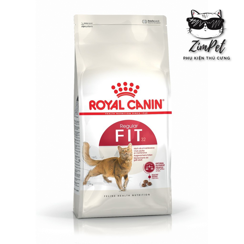 Thức ăn hạt cho mèo Royal canin fit 32 gói 1kg - Thức ăn hạt cao cấp cho mèo trên 1 tuổi