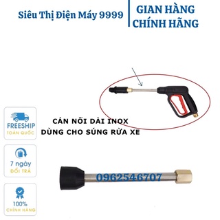Ống nối súng rửa xe - ống nối inox cho súng rửa xe ren 14mm
