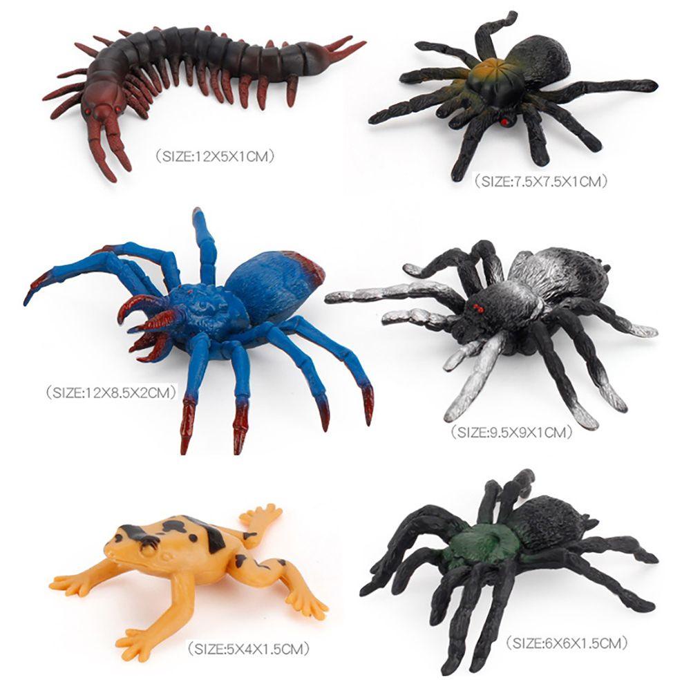 1 Bộ Mô Hình Côn Trùng Bằng Nhựa Nhiều Màu Sắc Cho Bé