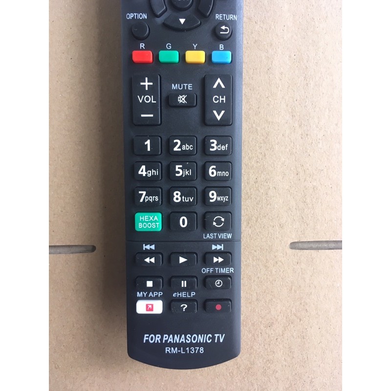 ĐIỀU KHIỂN TIVI PANASONIC RM-L1376 - TẶNG KÈM PIN - REMOTE  ĐIỀU KHIỂN TIVI TOSHIBA RM L1376