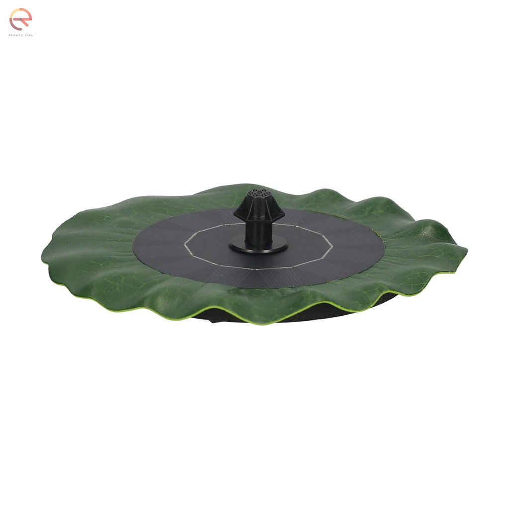 KKmoon Solar Water Fountain Pump Solar Powered Fountain Pumps in Lotus Leaf Shape with Different Nozzles for Landscaping Bird Bath Pond Garden Swimming Pool Outdoor Fountain