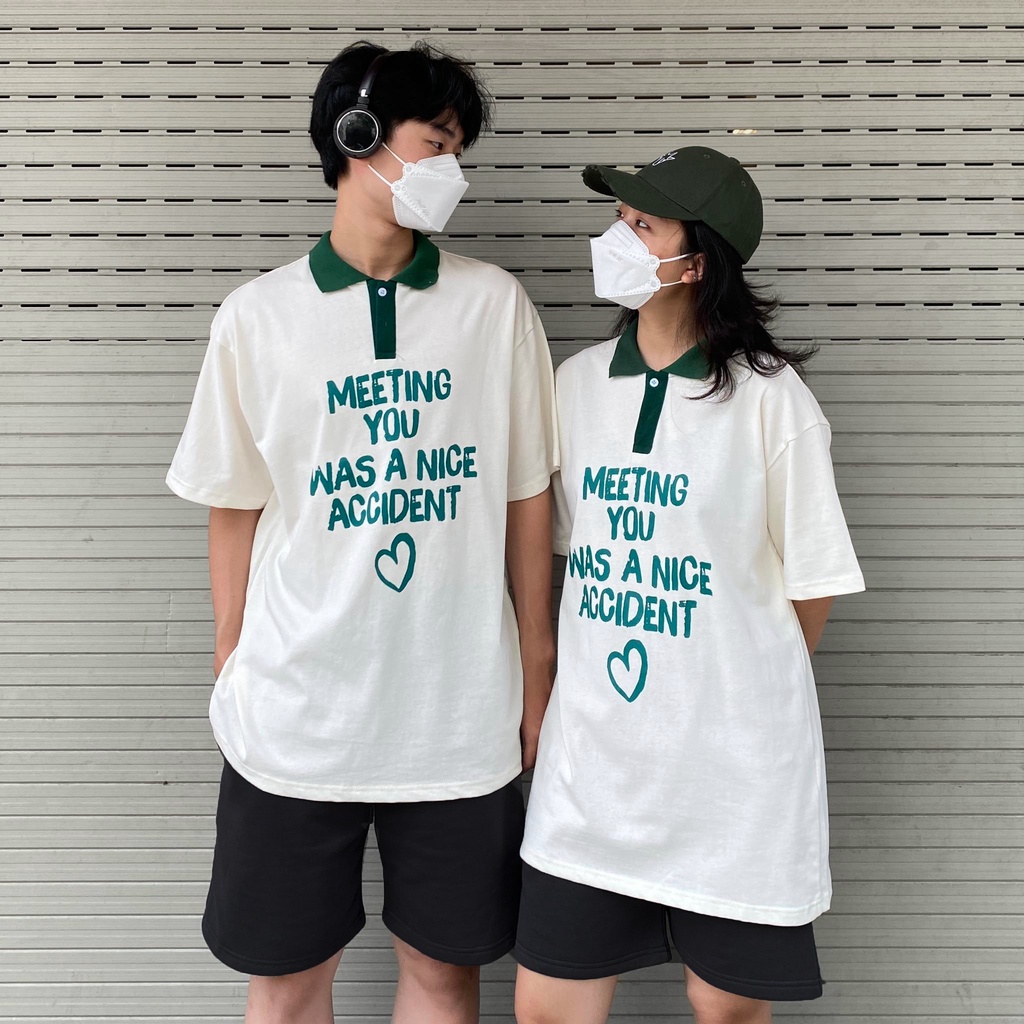 ÁO THUN FF FORM RỘNG POLO MEETING YOU, VẢI THUN 2 CHIỀU 100% COTTON 250G