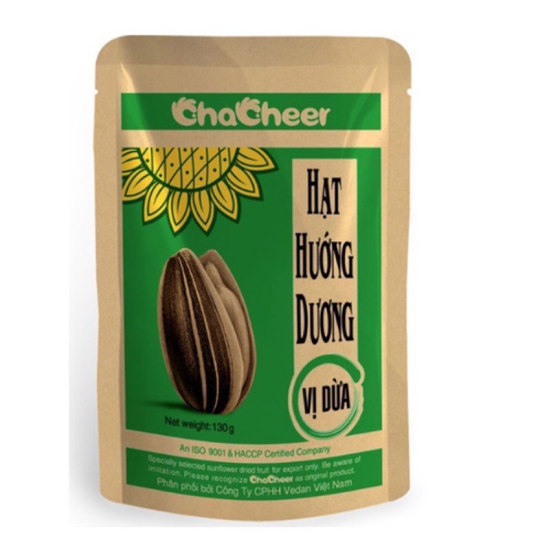 HẠT HƯỚNG DƯƠNG VỊ DỪA CHACHEER 130G