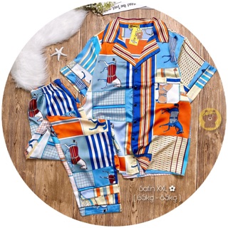 Đồ bộ pijama lụa satin cao cấp bigsize