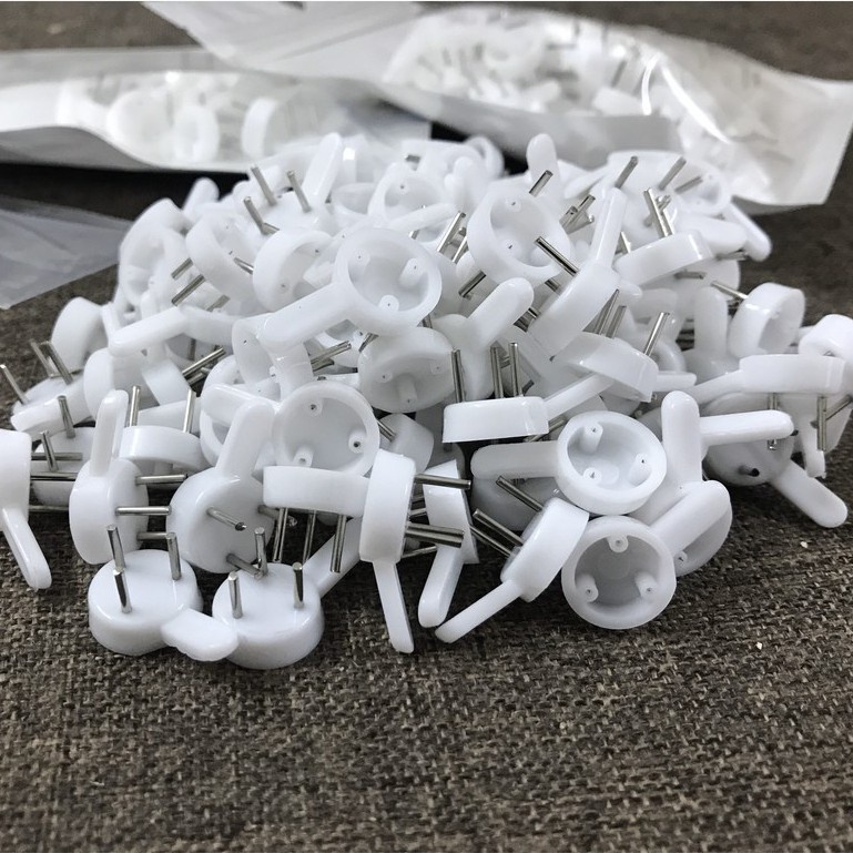 Đinh 3 chân treo tường dùng để treo đồ trang trí, kệ, tranh ảnh, đồ decor đóng trực tiếp không cần khoan
