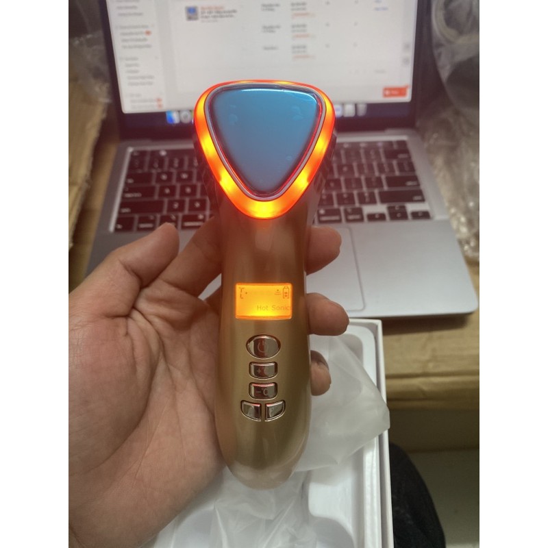 [Loại 1]Búa điện di nóng lạnh kết hợp ánh sáng sinh học BÚA TÁM GIAC