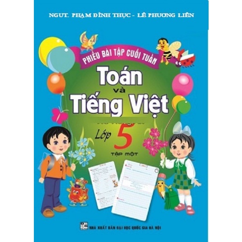 Sách - Combo Đề Kiểm Tra Toán - Tiếng Việt - Tiếng Anh Lớp 5