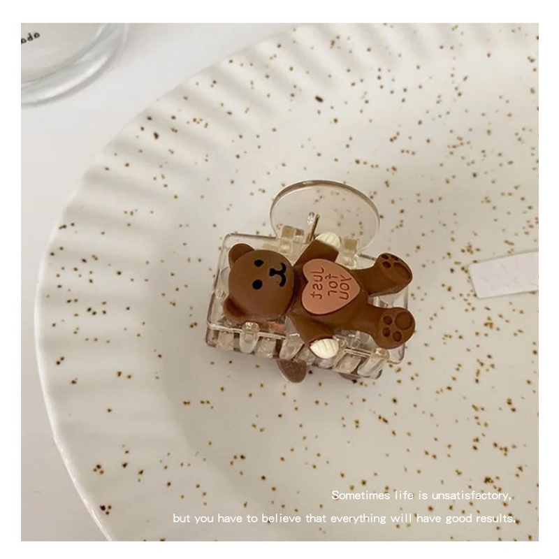 Kẹp tóc Seagloca hình gấu thiết kế dễ thương