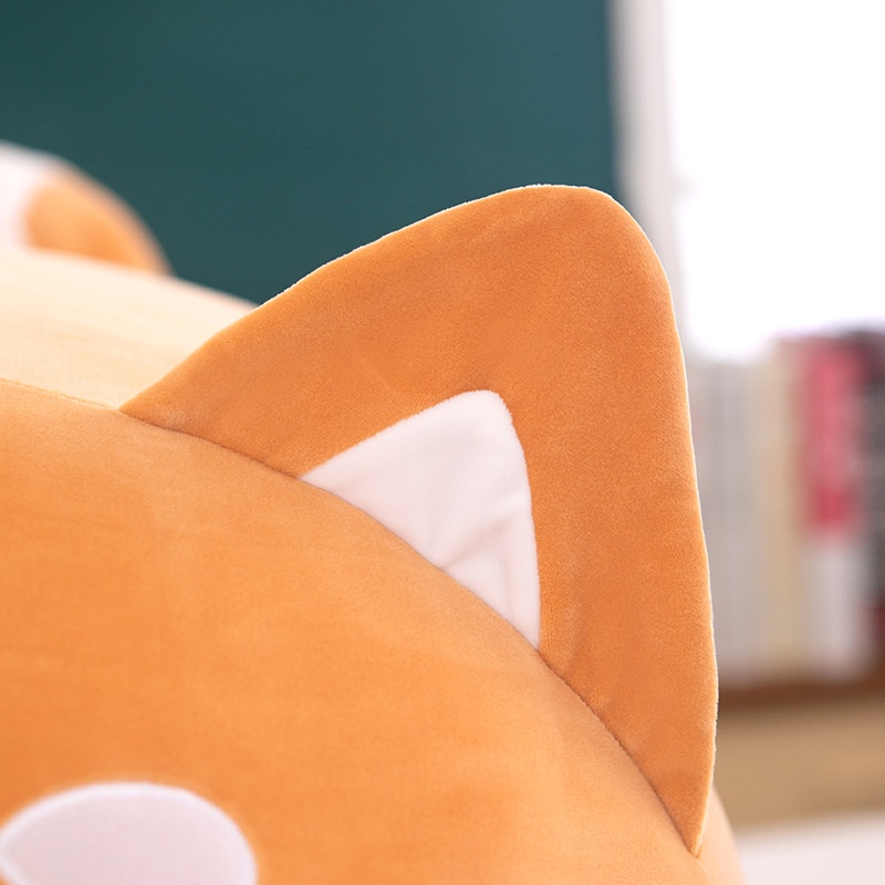 Gấu bông chó Gối Ôm Hình Chú Chó Shiba Inu Biểu Tượng Cảm Xúc Dễ Thương