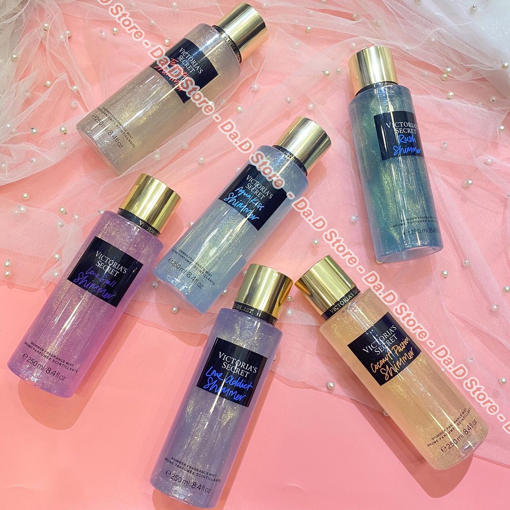 Xịt Body Mist 🔥FREESHIP🔥 Xịt thơm nhũ Shimmer Body Mist Victoria Secret 250ml - Chính Hãng - Đa dạng hương thơm | BigBuy360 - bigbuy360.vn