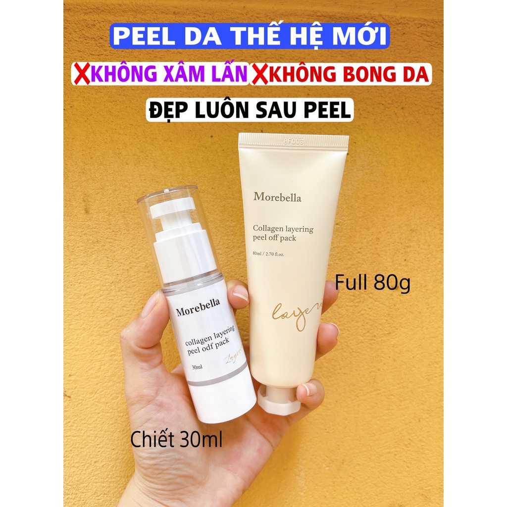 Peel da colagen cao cấp Morebella