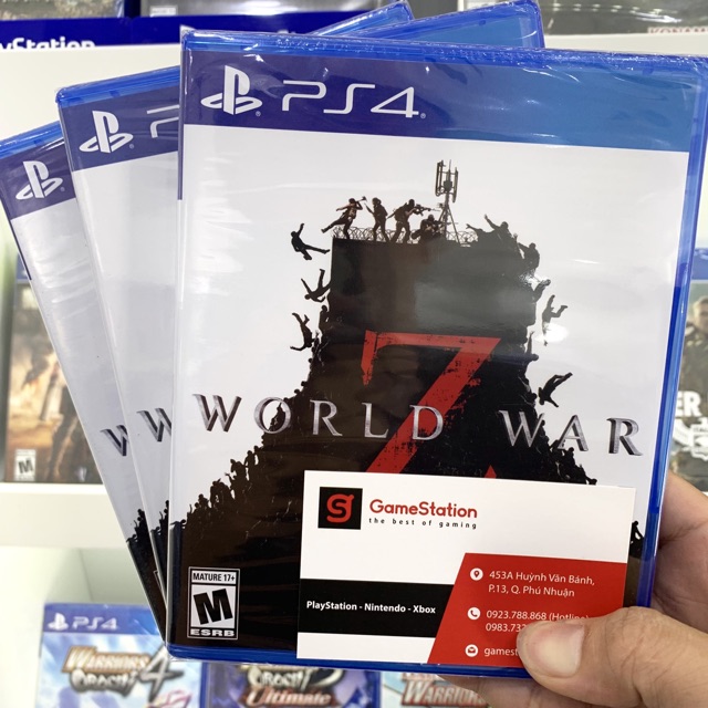 [Freeship toàn quốc từ 50k] Đĩa Game PS4: World War Z - hệ US