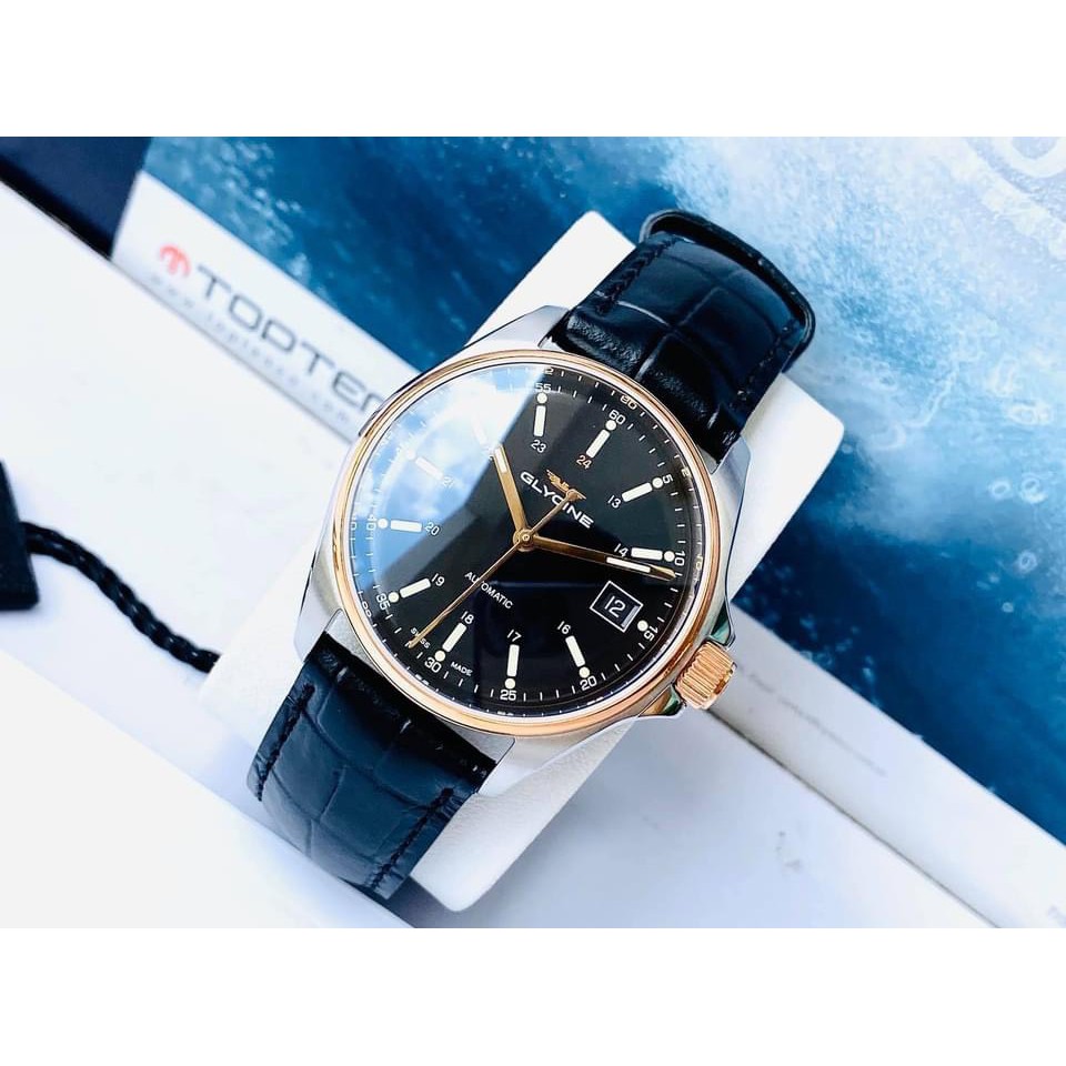 Đồng hồ - Nam - Glycine SWISS MADE - 3916.393.LBK9 | BigBuy360 - bigbuy360.vn