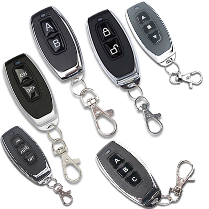 Tay phát điều khiển từ xa RF433 chống nước, remote cho công tắc điều khiển từ xa DCKS