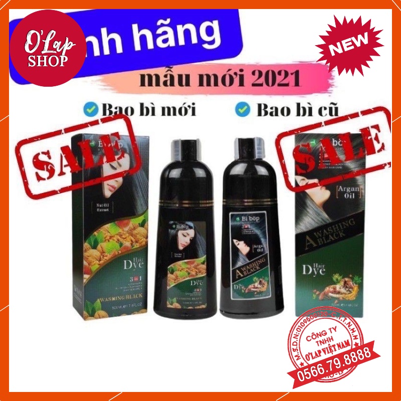 gội là đen phủ bạc thảo dược B.I.B.O.P 500ml