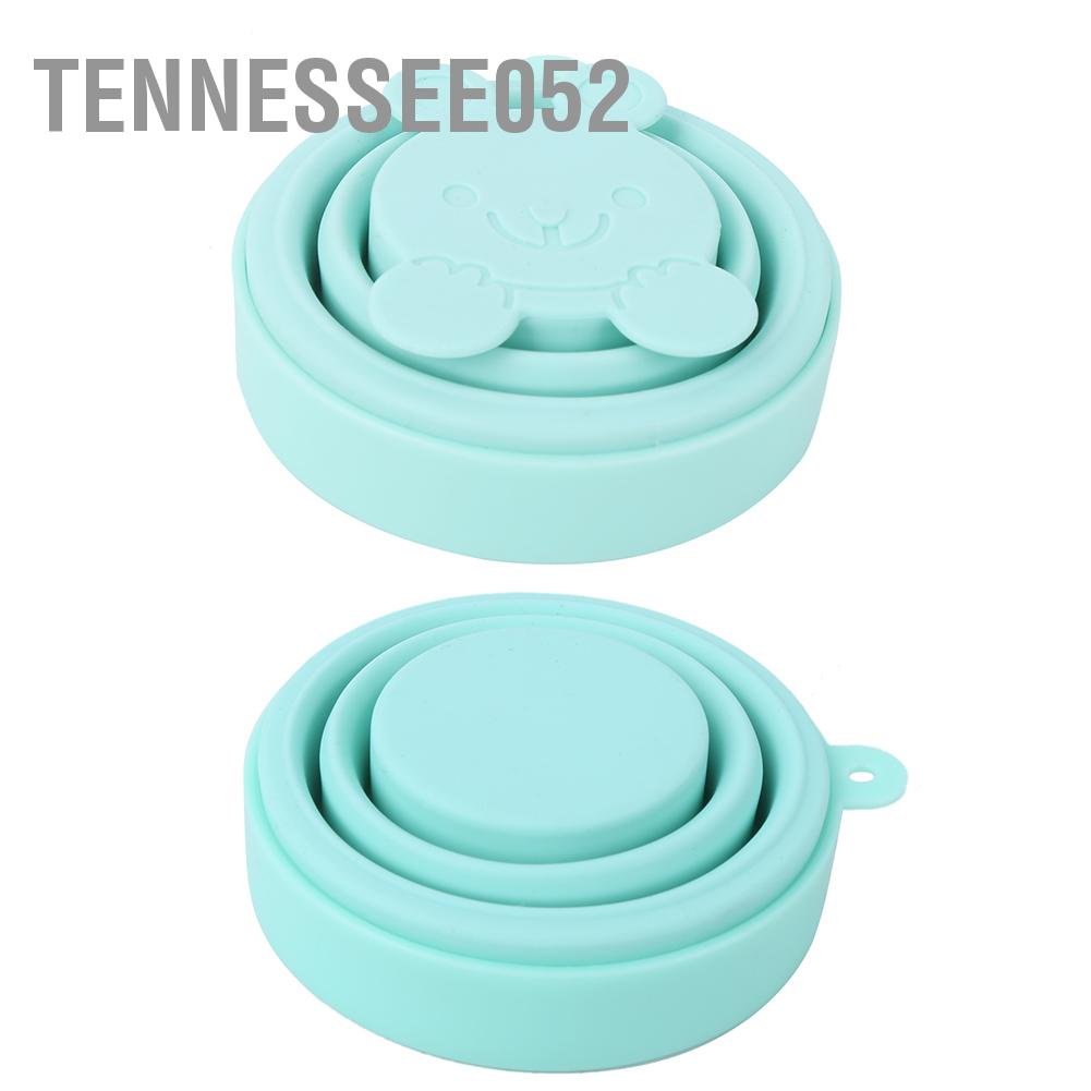 Tennessee052 Portable Folding Silicone Water Cup Telescopic Mug Drinkware for Outdoor Travel