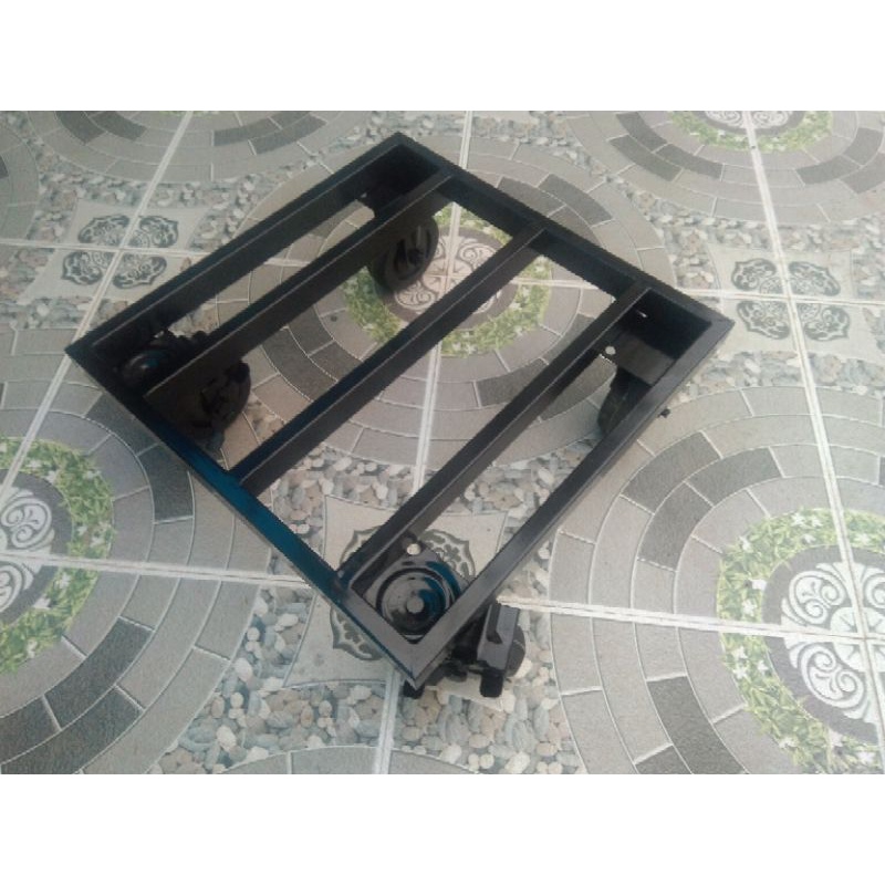 Kệ kê chậu cây. Bánh xe tải >300kg. Vuông 40x40cm & 50cmx50cm. hộp thép 2x4cm