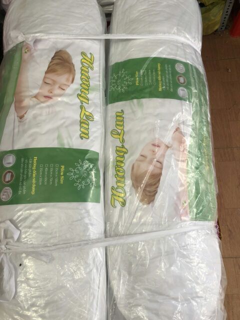 Gối hơi  cao cấp có khóa kéo