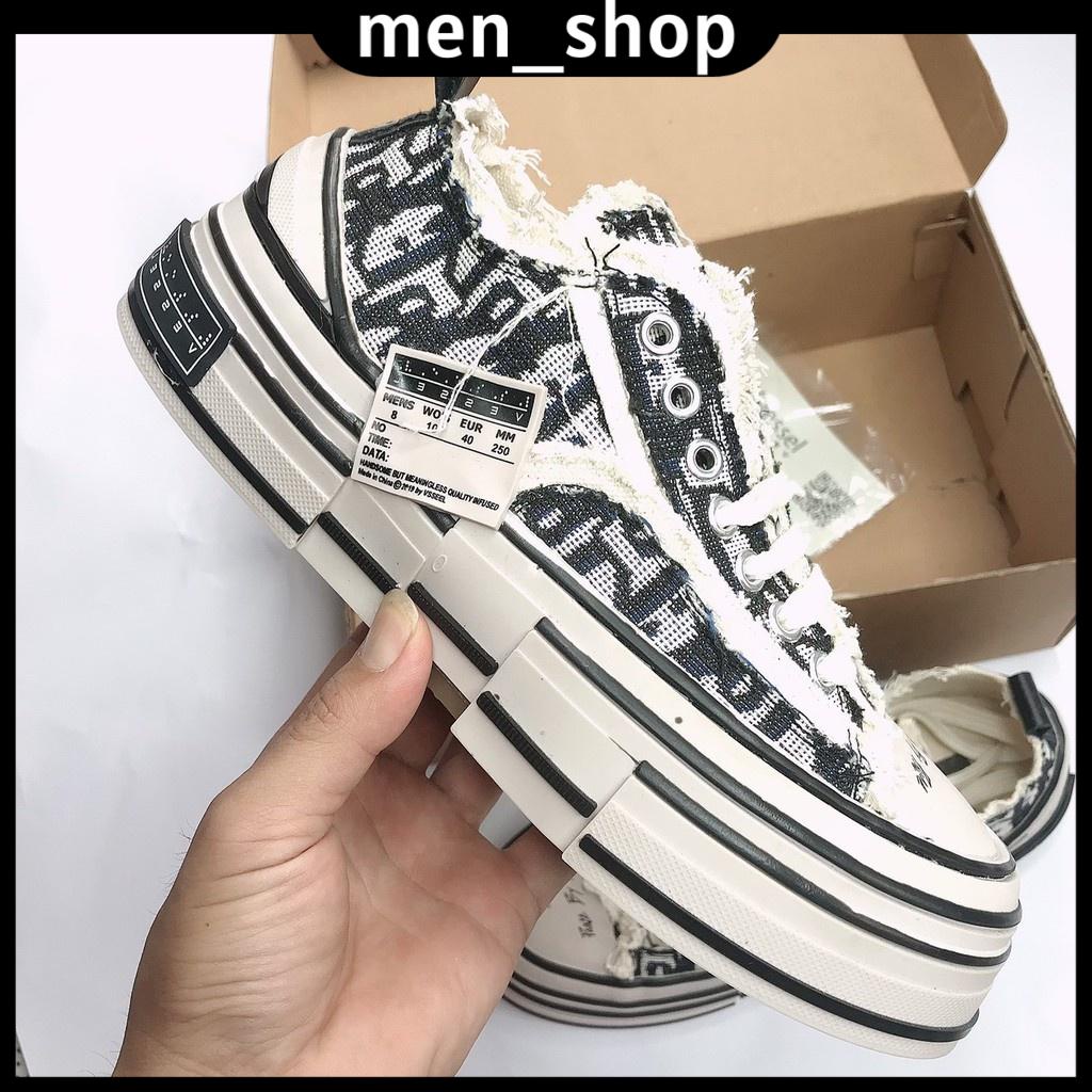Giày sneaker xvessel bản đẹp , Giày rách dior nam nữ dễ phối đồ mới 2022