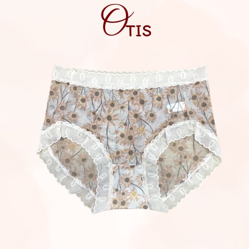 Quần Lót Ren Lưới Mỏng Co Dãn Siêu Thoáng Mát Họa Tiết Xinh Xắn OTIS 12