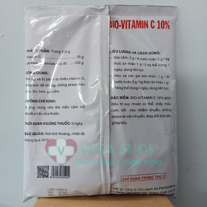 BIO VITAMIN C 10% GÓI 1KG
