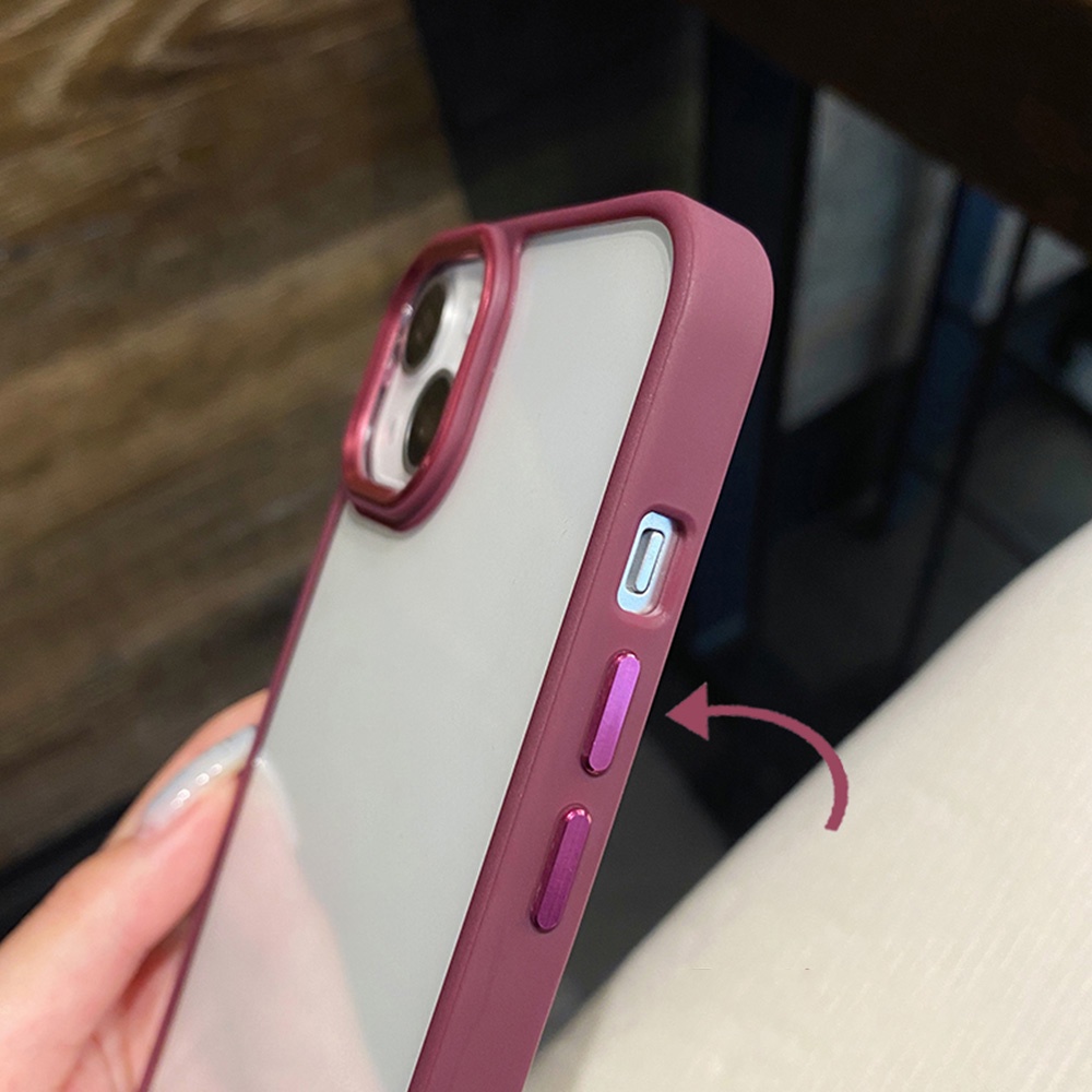 Ốp Điện Thoại Chống Sốc Mạ Bóng Cho IPhone 13 12 11 Pro Max 8 7 Plus X XS XR