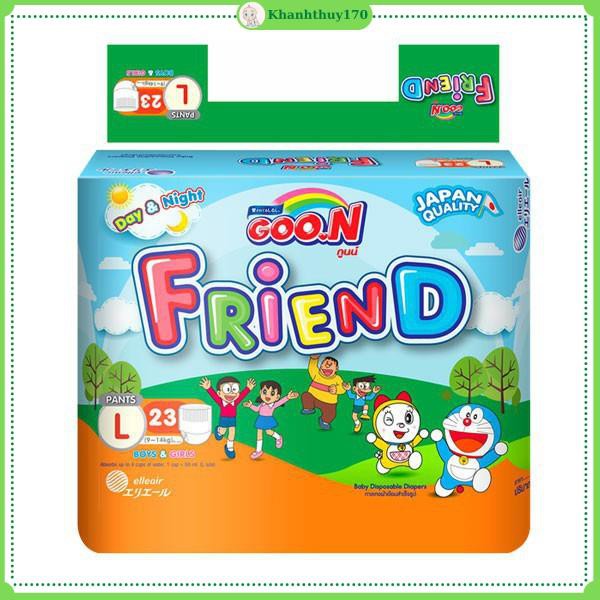 Tã/Bỉm quần Goon Friend S30 M27 L23 XL20 XXL16