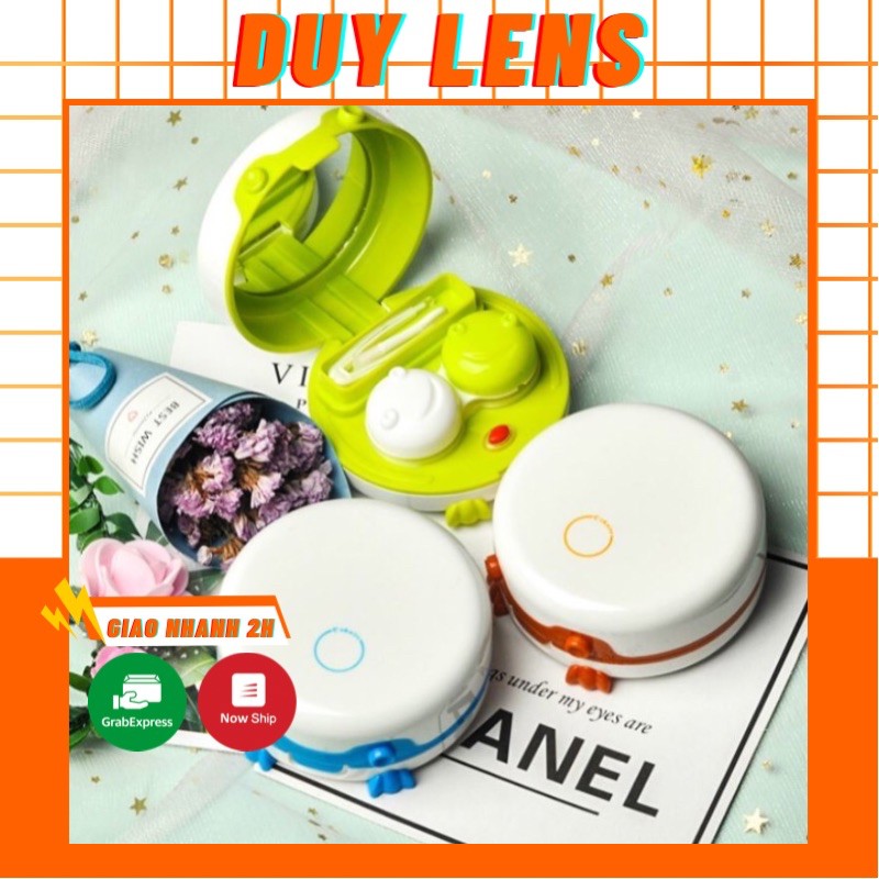 Máy rửa lens mắt tự động bằng pin làm sạch kính áp tròng Hàn Quốc - DUYLENS