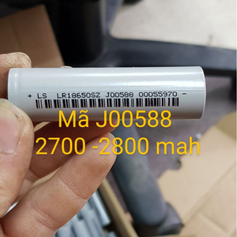 Cell pin 18650 lishen xám 2700 2800 mah 5c chính hãng CX01