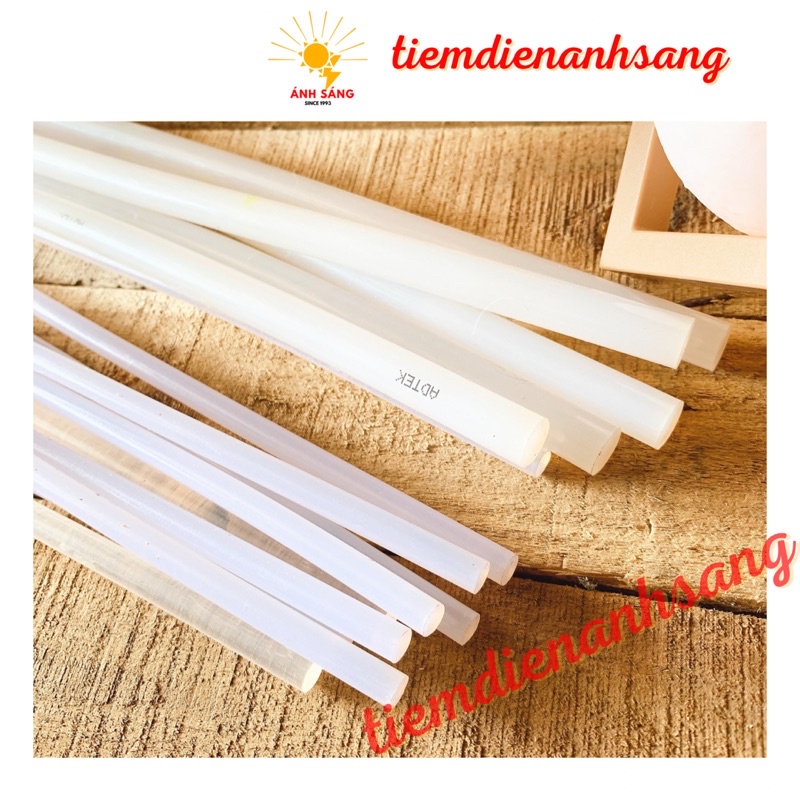 Súng bắn keo nến silicon chạy bằng điện hơ nóng - Tiệm điện Ánh Sáng