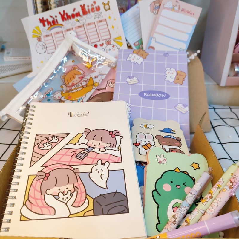 SET ĐỒ DÙNG HỌC TẬP CUTE