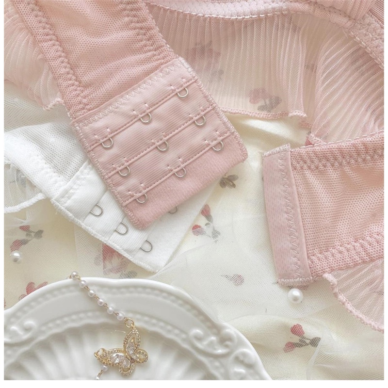 1 Set Áo Lót Nâng Ngực Và Quần Lót Nữ Chất Liệu Ren Mềm Mại Gợi Cảm Thời Trang