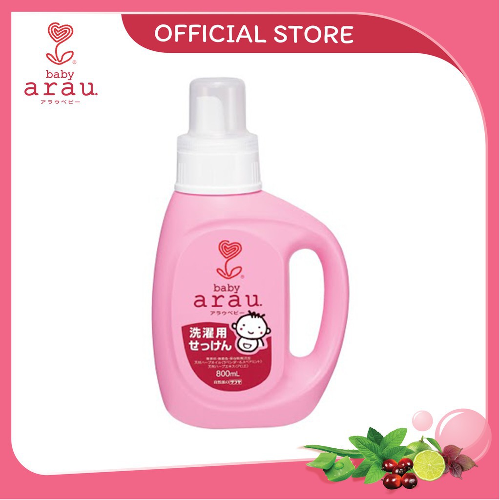 Nước giặt đồ trẻ em Arau Baby dạng bình 800ml