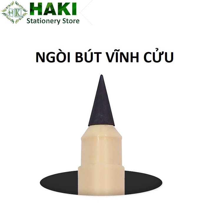 Bút chì vĩnh cửu HAKI màu chì đen cute dễ thương bền đẹp không cần gọt B19