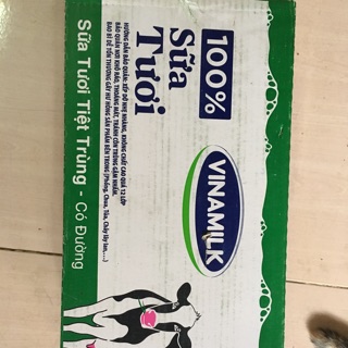 Sữa tươi Vinamilk thùng 110ml