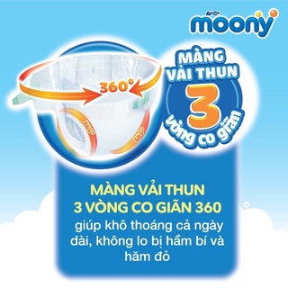 Bỉm Dán/Quần Moony Các Size NB90/S84/M58/M64/L54/L44/XL38