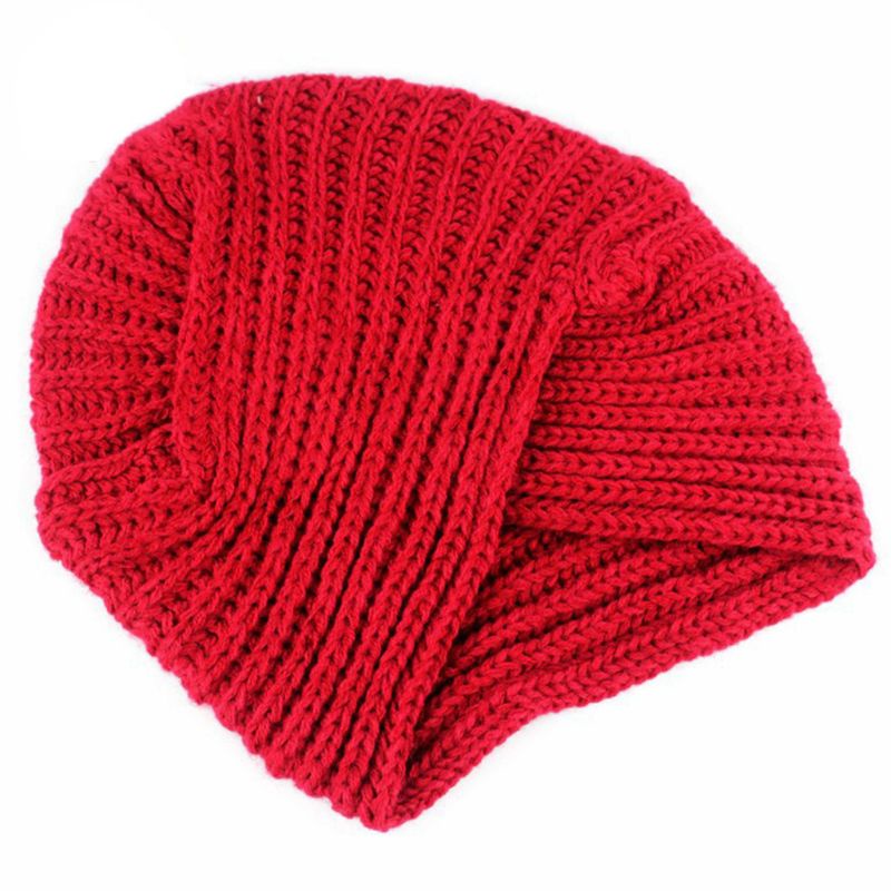 Inn Mũ Len Trùm Đầu Mùa Đông Phong Cách Dân Tộc Cho Nữ