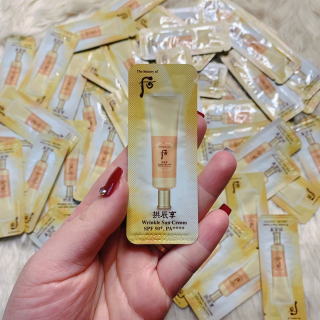 {Hàng chính hãng}  Kem Chống Nắng Whoo Wrinkle Sun Cream Sfp 50+ Siêu Đẹp